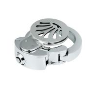Steel Stainless Sex Toys Inverted Chastity Lock Device Flat Penis Cage SM Invisible Abstinence Adjustable Cock Rings Cage for Male Penis Training Bondage to Prevent Erection for Men