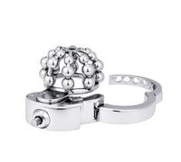 Steel Stainless Sex Toys Inverted Chastity Lock Device Flat Penis Cage SM Invisible Abstinence Adjustable Cock Rings Cage for Male Penis Training Bondage to Prevent Erection for Men