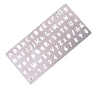 Steel Stamping Template 7.3x3.8cm 304 Stainless(A)