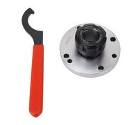 Steel Steel ER32 Cuck 100 Mm Diameter for The Lathe Grinding Machines, High Accuracy of Engineering with a Key, Appropriate to Achieve High Accuracy of Results in CNC Processing Tasks
