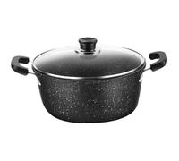 Steel Stock Pot - 12 Inch Stock Cooking Pot with Visible Lid for Pasta, Soup, Spaghetti, Nonstick Thick Bottom Big Stockpot, Cookware for Canning, Boiling, Simmer