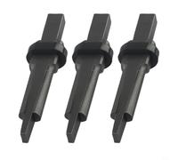 Steel Stone Splitting Wedges 23mm Heavy Duty | Splits for granite, concrete, marble; fits 23mm holes; includes 3 pieces for complete splitting tasks