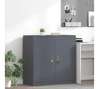 Steel Storage Cabinet with Lockable Doors for Office Organization and Secure Document Storage, Industrial Style,Perfect for Creating a Tidy Workspace