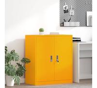 Steel Storage Cabinet with Lockable Doors for Office Organization and Secure Document Storage, Industrial Style,Perfect for Creating a Tidy Workspace