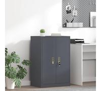 Steel Storage Cabinet with Lockable Doors for Office Organization and Secure Document Storage, Industrial Style,Perfect for Creating a Tidy Workspace