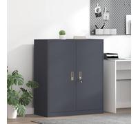 Steel Storage Cabinet with Lockable Doors for Office Organization and Secure Document Storage, Industrial Style,Perfect for Creating a Tidy Workspace