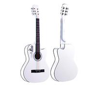 Steel Strings Acoustic Guitar - 38-inch Junior/Student Classical Guitar Pack, Perfect Christmas & New Year Gift for Kids and Adults - Complete Starter Kit