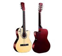 Steel Strings Acoustic Guitar - 38-inch Junior/Student Classical Guitar Pack, Perfect Christmas & New Year Gift for Kids and Adults - Complete Starter Kit
