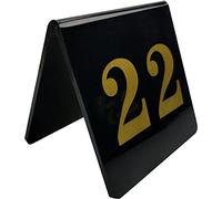 Steel Table Number Acrylic Table Numbers Place Cards Black Multiple Quantities 80x80mm 3x3 Inches(1 to 10)