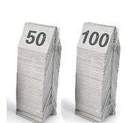 Steel Table Number Stainless Steel Black Table Number And Place Cards Pack Of 25, 50, Or 100(1 to 100)