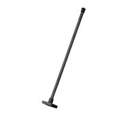 Steel Tamper with 150cm Handle 12.5x12.5cm Garden Rubber Grip for Laborsaving All-Steel Heavy Duty Ideal Tool Leveling Ground Installing pavers and Repairing Blacktop