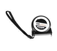 Steel Tape Measure, Retractable Self Locking, 5 Meter 19mm Matte Finish -, Durable ABS Shell, Professional and DIY Use