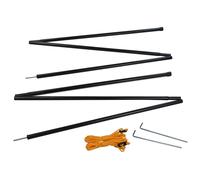 Regatta Unisex Canopy Propping Kit Vester Atlin & Karuna Tent Pole Set - Black - One Size