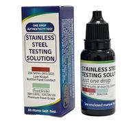 Steel Testing Solution - 15ml Stainless Steel Test Liquid, Quick Reaction Metal Grade Identifier Liquid | chemicall Evaluation Agent, Instant surfacee Analysis Tool For Workshop Laboratory