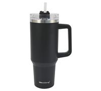 STEEL THERMAL MUG 1100ml WITH HANDLE AND STRAW KLAUSBERG KB-7942