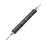 Steel Thread Plug Gauge, Precision Internal Thread Measurement Tool, Taper Shank & Double Screw Design for M1 to M20 Metric Threads, Bearing Steel Hand Tool for Machinists and Qual (M1*0.25)