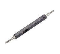 Steel Thread Plug Gauge, Precision Internal Thread Measurement Tool, Taper Shank & Double Screw Design for M1 to M20 Metric Threads, Bearing Steel Hand Tool for Machinists and Qual (M1.6 * 0.35)