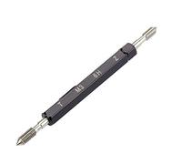 Steel Thread Plug Gauge, Precision Internal Thread Measurement Tool, Taper Shank & Double Screw Design for M1 to M20 Metric Threads, Bearing Steel Hand Tool for Machinists and Qual (M3*0.5)