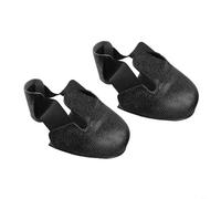 Steel Toe, Leather Shoe Protectors, Anti-Smash Safety Covers, Wear-Resistant Work Gear, Elastic Fit EU 32-45, For Industrial Manufacturing