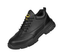 Steel Toe Shoes for Men Anti Smashing Puncture Proof Lightweight Breathable Safety Shoes for Warehouse & Construction (Wear-Resistant,9)