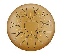 Steel Tongue Drum 10 Inch 11 Notes Mini Drum Percussion Instruments Handpan Drum Tank Drums With Drumsticks Carrying Bag Gift