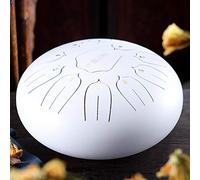 Steel Tongue Drum 10 Inch Tank Drum Ethereal Rhythm Drum 11 Notes Percussion Hand Drum With Drumsticks Drum Bag Percussion Instruments