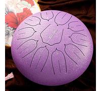 Steel Tongue Drum 10 Inch Tank Drum Ethereal Rhythm Drum 11 Notes Percussion Hand Drum With Drumsticks Drum Bag Percussion Instruments