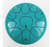 Steel Tongue Drum 11 Notes 10 Inches, Percussion Instrument Steel Drum For Adults Children And Beginner, Gft Handpan Tongue Drum With Bag, Music Book, Mallets, Mallets Stand,Finger Picks (Color : Lak