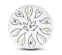 Steel Tongue Drum 11 Notes 6 inches C Key Mini Tongue Drum Handpan Drum Percussion Instrument Tank Drums Instruments with Bag, Music Book, Mallets,Mallet Bracket
