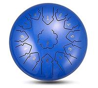 Steel Tongue Drum 12 Inch 11 Notes Handpan Drum Easy To Play with Travel Bag for Meditation Zen Gift for Kids, Adult Travel, Party Blue