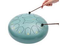 Steel Tongue Drum, 12-inch 13-note Ethereal Drum, Portable Percussion Instrument, Suitable for Yoga and Music Enlightenment (C)