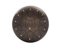 Steel Tongue Drum, 12-inch 13-note Ethereal Drum, Portable Percussion Instrument, Suitable for Yoga and Music Enlightenment (D)