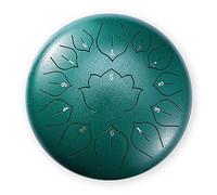 Steel Tongue Drum 12 Inch 13 Notes Steel Drums Handpan Drum C Key Percussion Instrument with Bag, Music Book, Mallets, Notes Sticker,Finger Picks