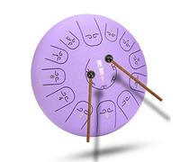 Steel Tongue Drum 12-inch 13-Tone Ethereal Drum Pan Drum Beginner Musical Instrument Percussion