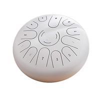 Steel Tongue Drum 12-inch 13-tone Percussion Instrument for Personal Meditation, Yoga, Zen, Including Portable Drums, Mallets, Fingertips, Sticky Notes (Color : C)