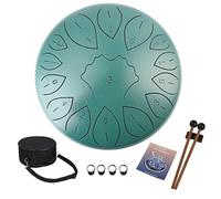 Steel Tongue Drum, 12 Inch 15 Notes Outdoor Rain Drum, Music Education And Yoga Gift, Includes Sheet Music, Drum Mallet, And Carry Bag