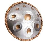 Steel Tongue Drum - 12 Inches 30 CM, 13 Notes C Major Tuned Percussion Instrument with Bag, Music Book, Mallets, and Finger Picks