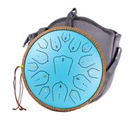Steel Tongue Drum - 13 Inch 15 Notes Steel Hand Pan Percussion Instruments, F Major Handpan Instrument Handpan For Adults, For Concert Accompaniment, Yoga Meditation(A)