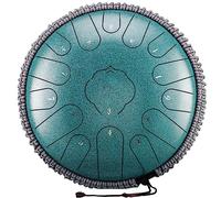Steel Tongue Drum 13 Inch 15 Notes, Tone Hand Pan Percussion Musical Instrument Steel Drum Set with Drumsticks,Drumstick Stand Meditation Yoga Musical Education,J