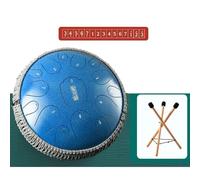 Steel Tongue Drum - 13 Inches 15 Notes Music Instrument Handpan Drums Set, Healing Percussion Musical Instruments For Meditation Yoga, D Major Musical Instrument(L)