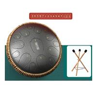 Steel Tongue Drum - 13 Inches 15 Notes Music Instrument Handpan Drums Set, Healing Percussion Musical Instruments For Meditation Yoga, D Major Musical Instrument(D)