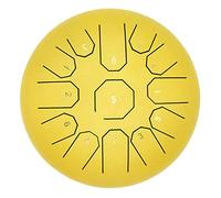 Steel Tongue Drum 13 Notes 12 Inch for Adults Portable Handpan Drum Percussion Instrument Tank Drum with Drum 2 Pairs Mallets Carry Bag