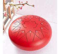 Steel Tongue Drum 13 Notes 12 Inch Handpan Drum Percussion Instrument Steel Drums for Adults with Padded Travel Bag, Book, Mallets, Finger Picks Idea Gift