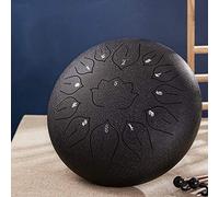 Steel Tongue Drum 13 Notes 12inch C key Handpan Drum Kit Tank Drum Percussion Instrument with Drum Mallets Travel Carry Bag for Beginner Adult Kids
