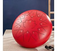 Steel Tongue Drum 13 Notes 12inch C key Handpan Drum Kit Tank Drum Percussion Instrument with Drum Mallets Travel Carry Bag for Beginner Adult Kids