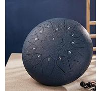 Steel Tongue Drum 13 Notes 12inch C key Handpan Drum Kit Tank Drum Percussion Instrument with Drum Mallets Travel Carry Bag for Beginner Adult Kids