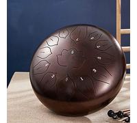 Steel Tongue Drum 13 Notes 12inch C key Handpan Drum Kit Tank Drum Percussion Instrument with Drum Mallets Travel Carry Bag for Beginner Adult Kids