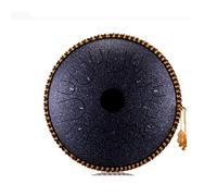 Steel Tongue Drum 14 Inch 14 Tone Drum Handheld Drum Percussion Instrument Yoga Meditation Beginner Music Lover Gift (Color : E)