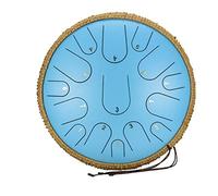 Steel Tongue Drum 14 Inch 15 Notes Handpan Pure Copper Professional Tongue Drum Percussion Instruments Hand Drum