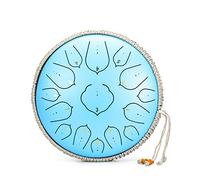 Steel Tongue Drum 14 Inch 15 Pitch Percussion Instrument, Steel Drum Kit With Drumsticks/finger Cots/music Score, a Gift for Beginners and Yoga Lovers (Color : C)